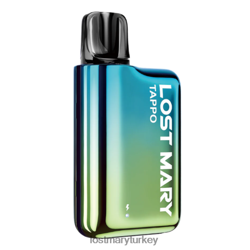 LOST MARY Vape Türkiye - Lost Mary Tappo Önceden Doldurulmuş Kapsül Kiti - Önceden Doldurulmuş Kapsül mavi yeşil + limon limonu ZXVTXX173