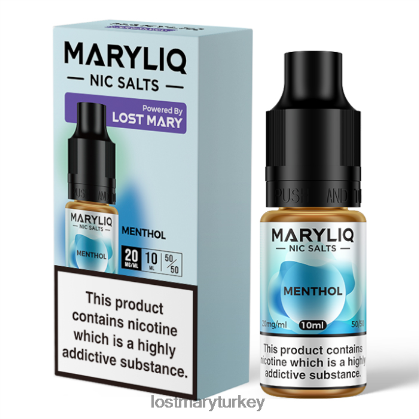 LOST MARY Vape Türkiye - kayıp mary maryliq nic tuzları - 10ml mentol ZXVTXX223