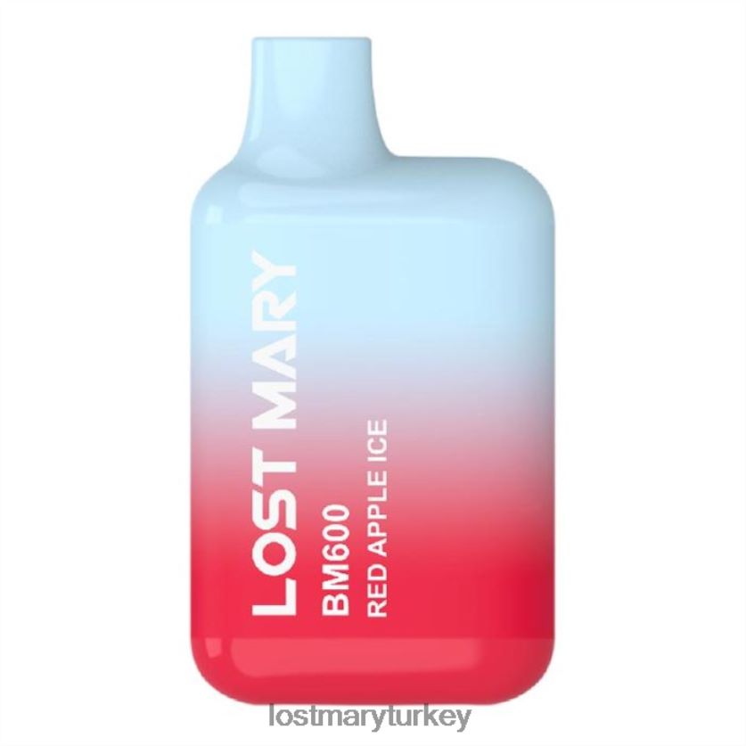 LOST MARY Fiyat - kayıp mary bm600 tek kullanımlık vape kırmızı elmalı buz ZXVTXX151