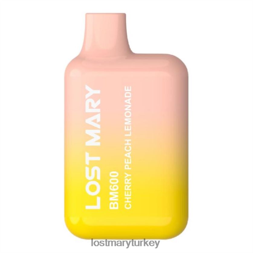 LOST MARY Vape Price - kayıp mary bm600 tek kullanımlık vape kiraz şeftalili limonata ZXVTXX126