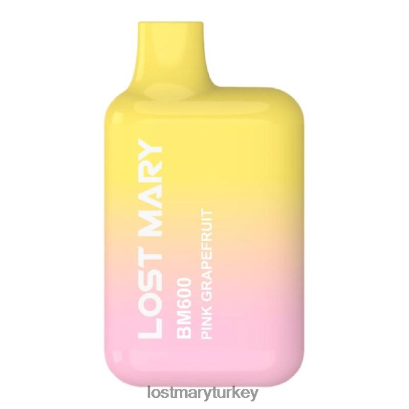 LOST MARY Vape - kayıp mary bm600 tek kullanımlık vape pembe greyfurt ZXVTXX154