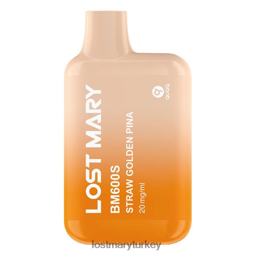 LOST MARY Sale - kayıp mary bm600s 20mg tek kullanımlık vape saman altın pina ZXVTXX170