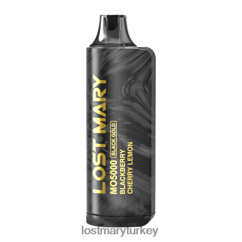 LOST MARY Vape Türkiye - lost mary mo5000 siyah altın baskısı böğürtlen kiraz limon ZXVTXX93