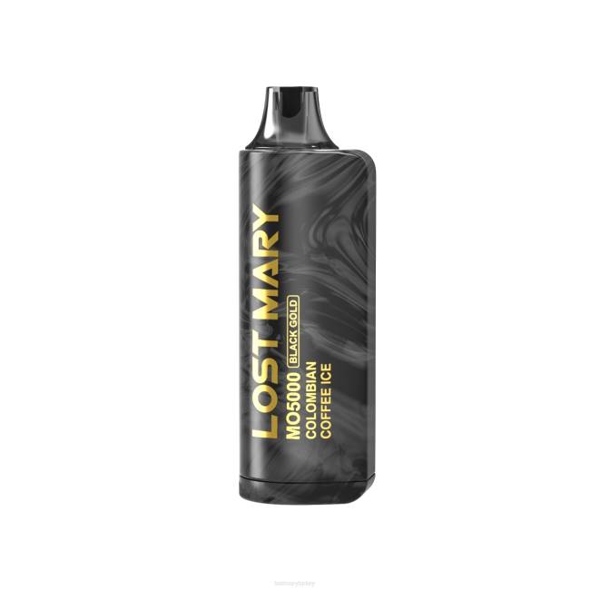 Lost Mary Türkiye - LOST MARY mo5000 siyah altın tek kullanımlık 10ml 28602 Kolombiya kahvesi