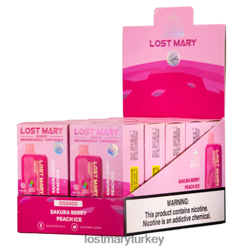 LOST MARY Fiyat - kayıp mary os5000 sakura berry şeftalili buz ZXVTXX61