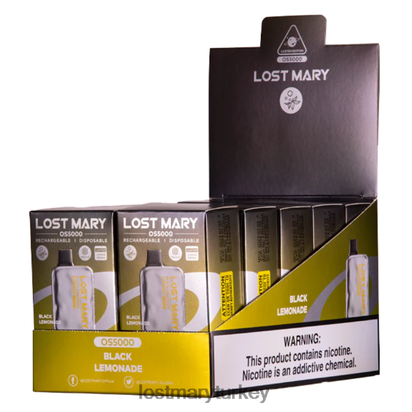 LOST MARY Online - kayıp mary os5000 parlaklık siyah limonata ZXVTXX8