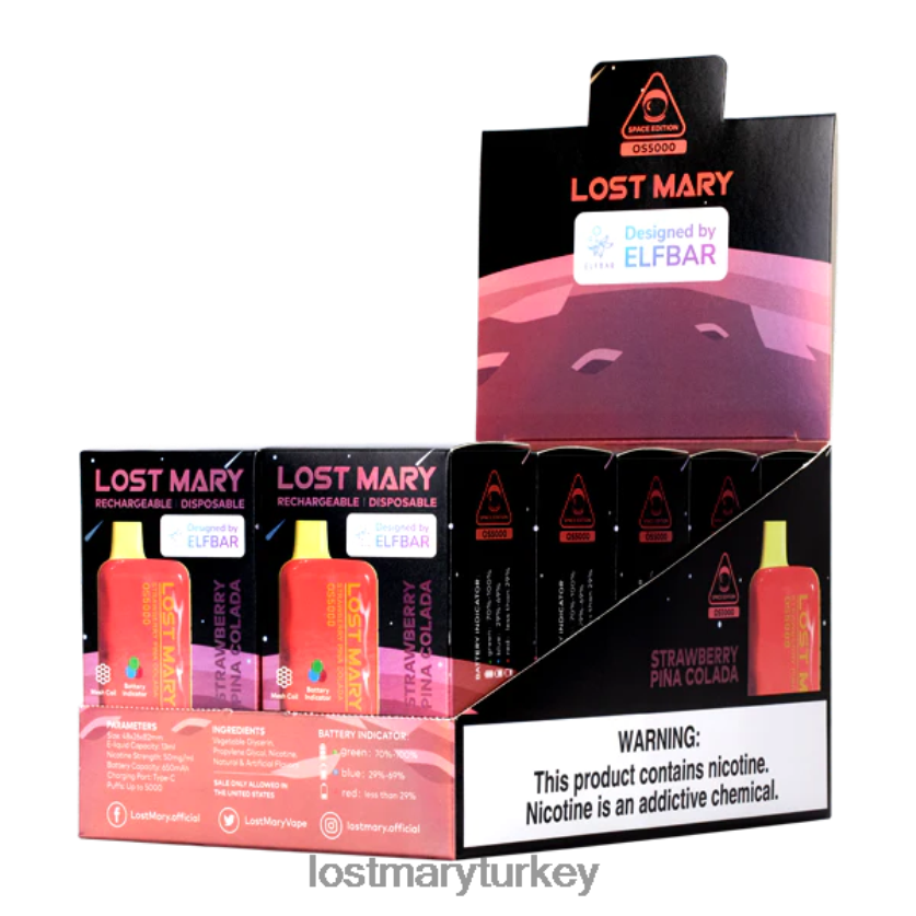 LOST MARY Sale - kayıp mary os5000 çilek pina colada ZXVTXX70