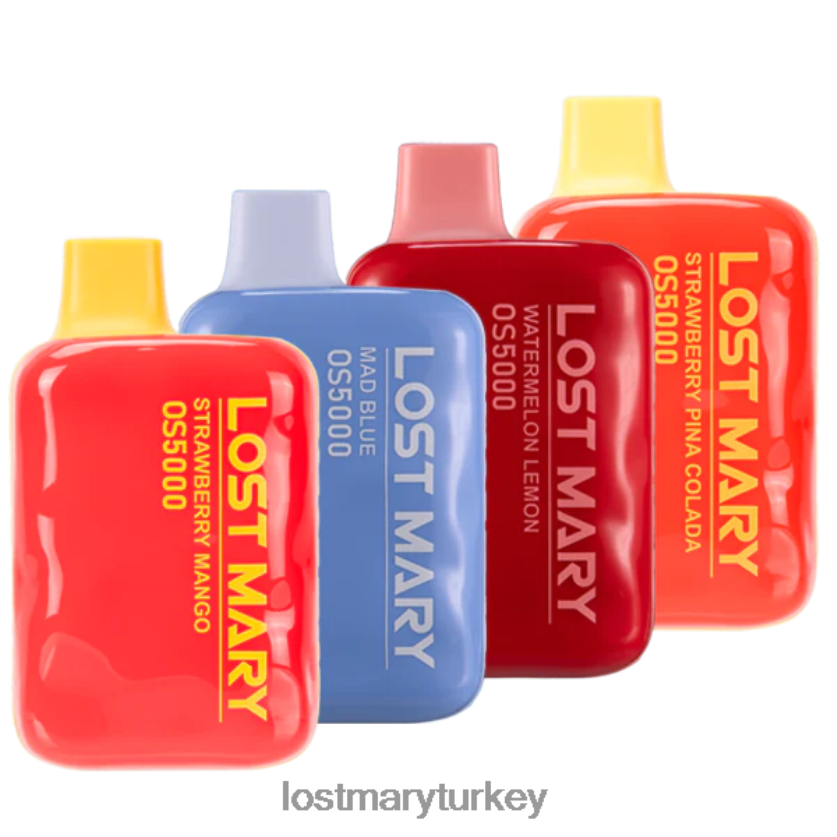 LOST MARY Vape Flavors - kayıp mary os5000 örnekleyici mad blue/çilek pina colada/karpuz limon/çilek mango ZXVTXX45