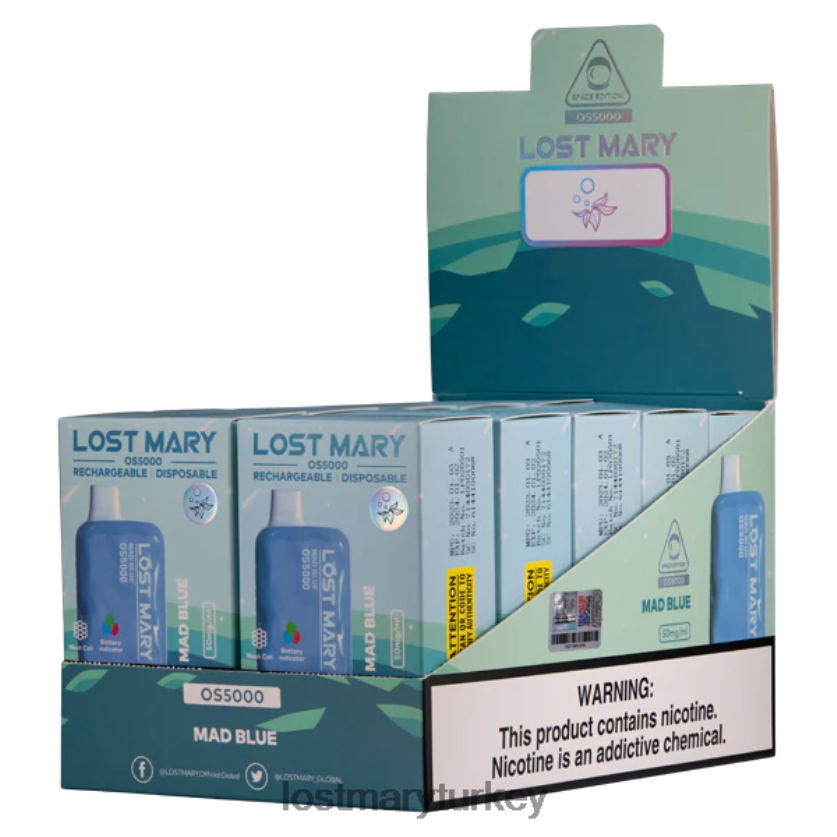 LOST MARY Vape Price - kayıp mary os5000 deli mavi ZXVTXX46