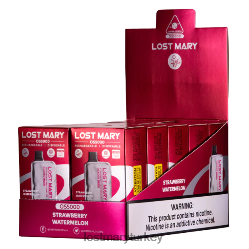 LOST MARY Vape Türkiye - kayıp mary os5000 parlaklık çilek karpuz ZXVTXX73