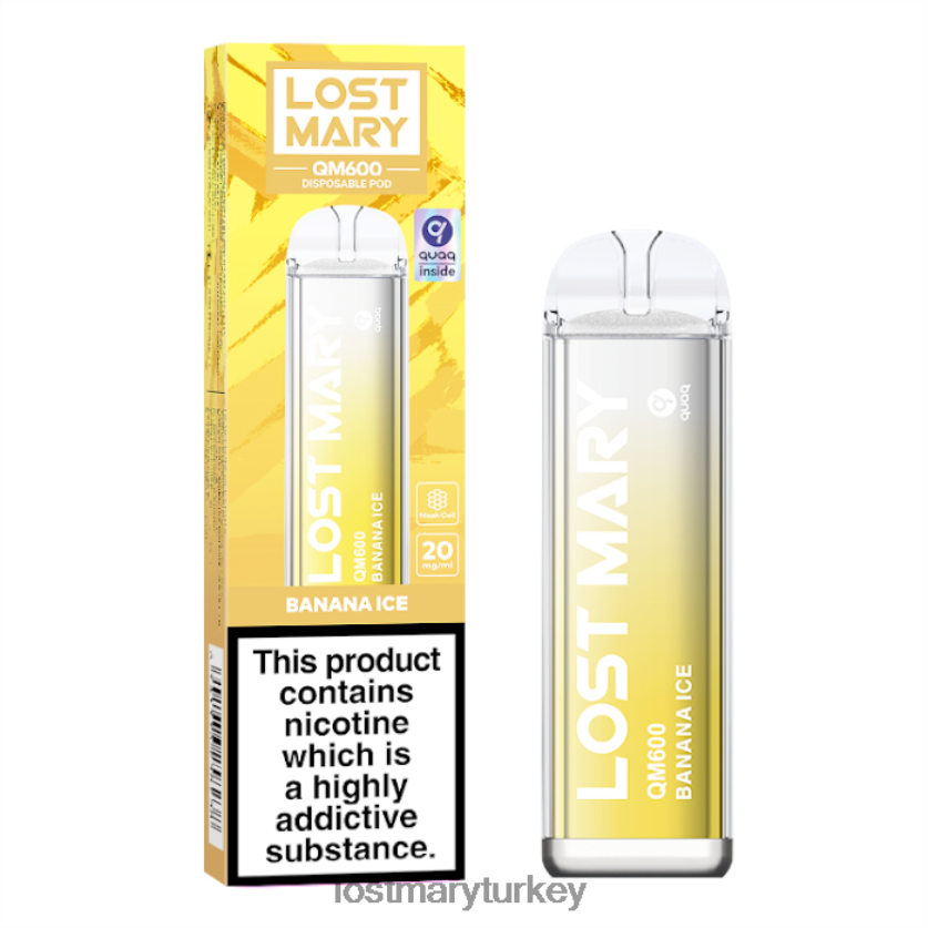 LOST MARY Flavours - kayıp mary qm600 tek kullanımlık vape muzlu buz ZXVTXX167
