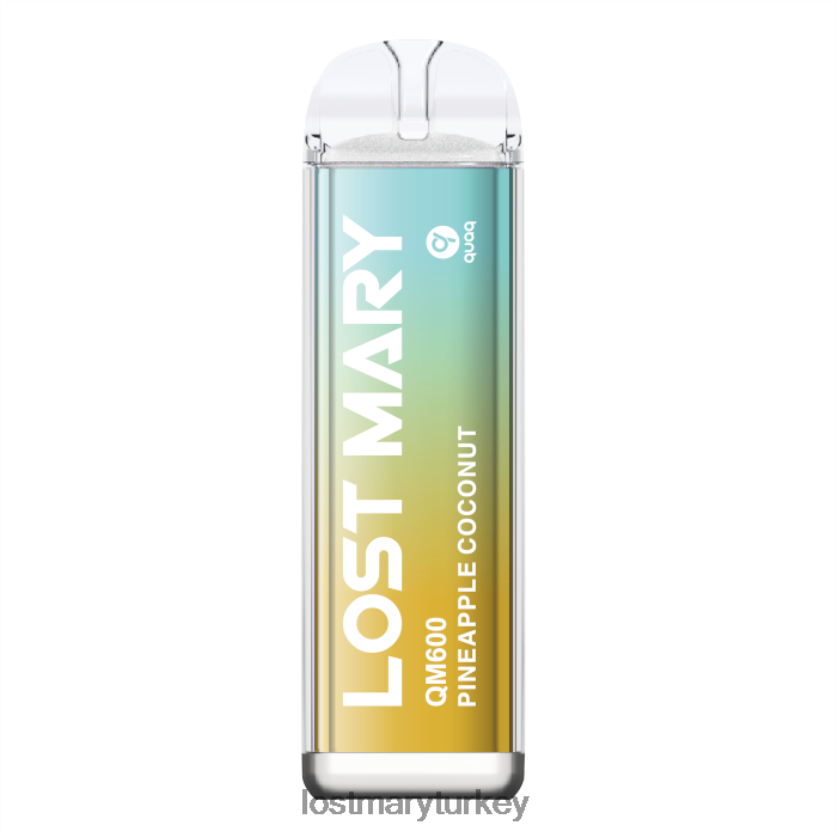 LOST MARY Online Store - kayıp mary qm600 tek kullanımlık vape ananas hindistan cevizi ZXVTXX169
