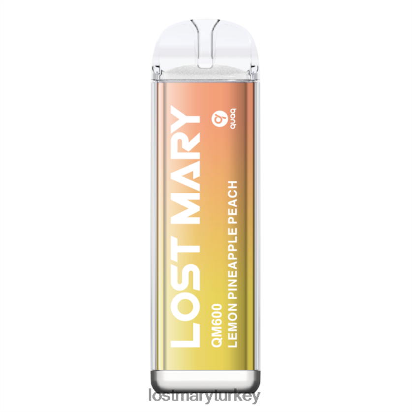 LOST MARY Vape Türkiye - kayıp mary qm600 tek kullanımlık vape limon ananas şeftali ZXVTXX163